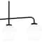 Quoizel Nielson Linear Chandelier 4 Lights Matte Black NIE436MBK - alternate 2